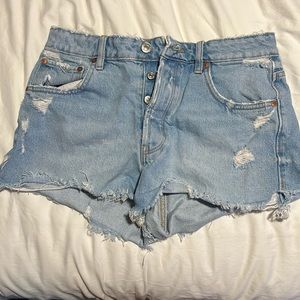Zara denim shorts